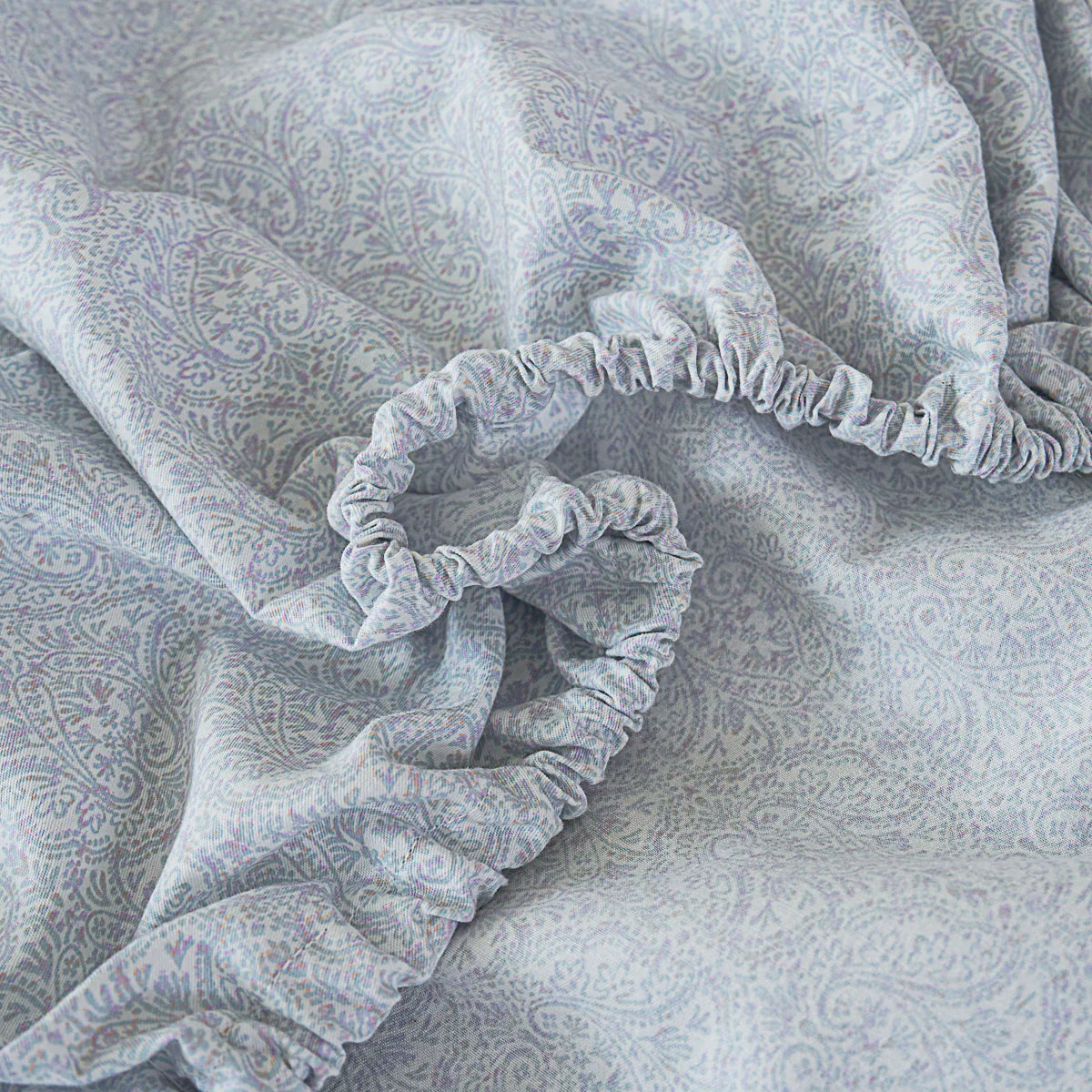 Omega Klein Blue Cotton Fitted Sheet