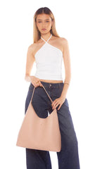 Duke Hobo Bag - Nude PU
