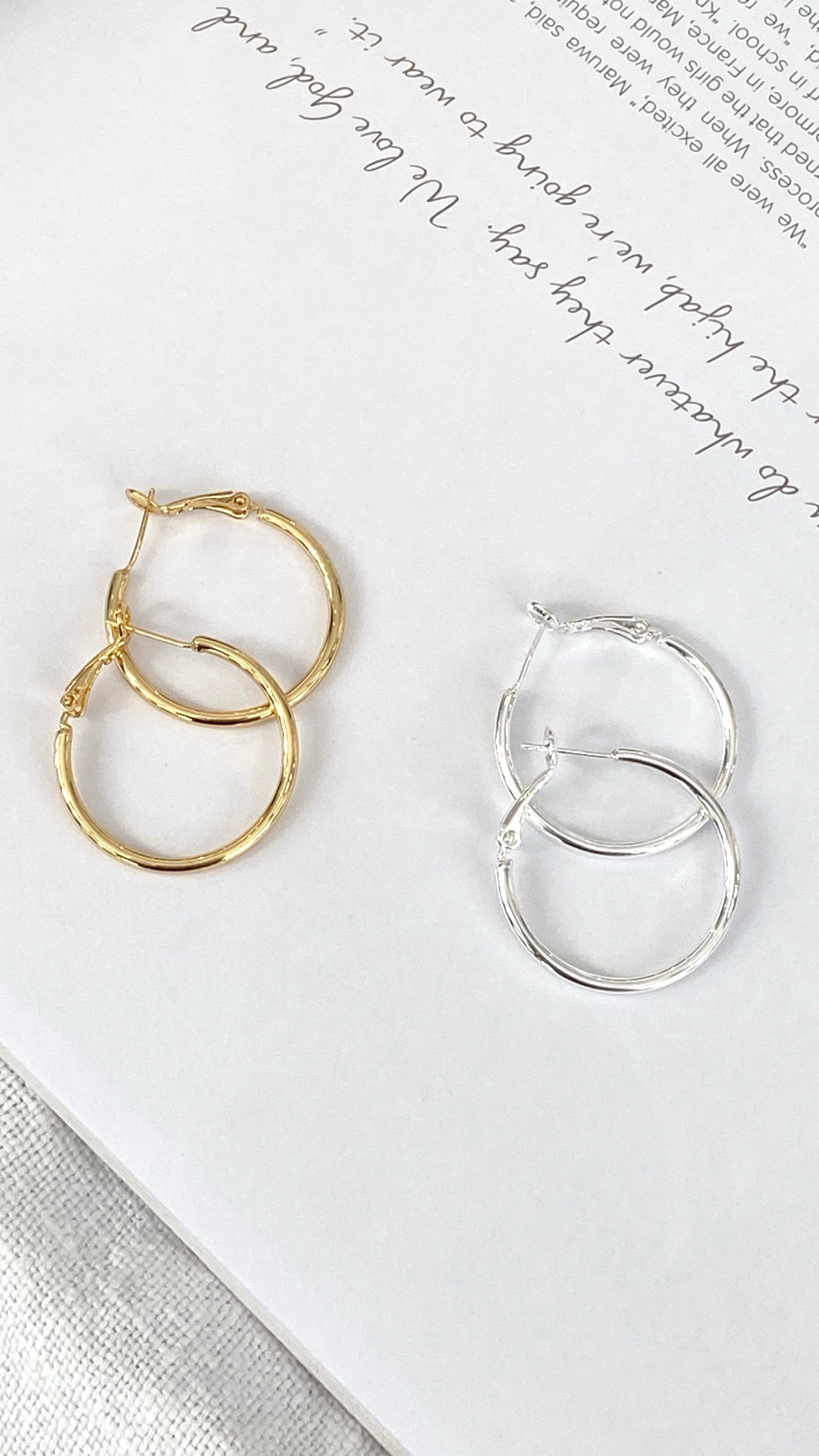 Leni Hoops - Gold