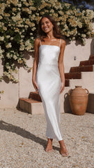 Keira Maxi Dress - Pearl