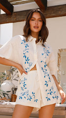 Amirah Shorts - Blue Ciao