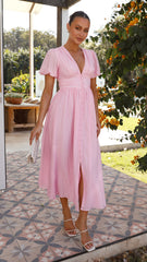 Faiz Maxi Dress - Pink