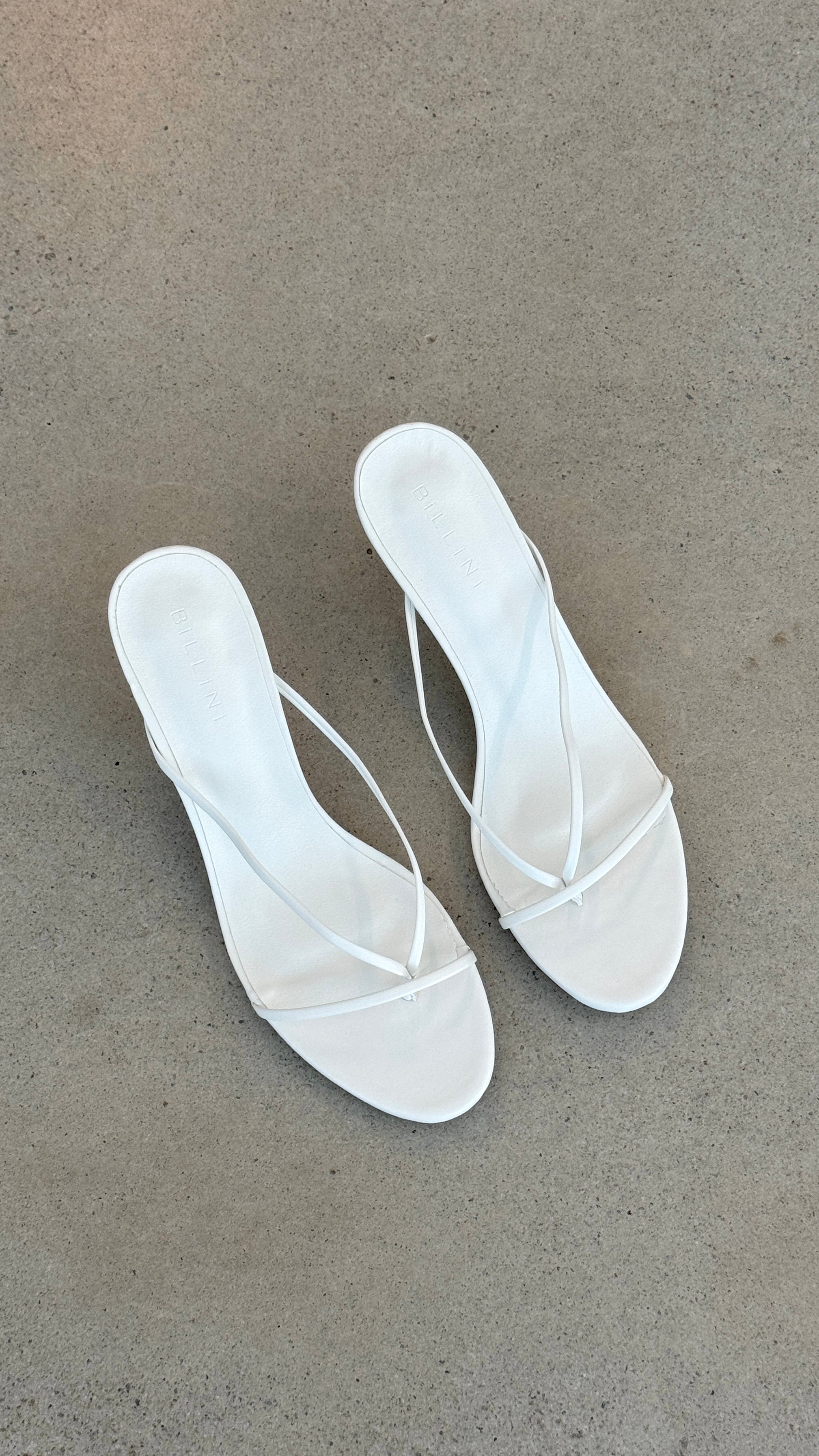 Gillie Heel - White