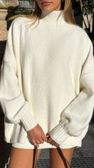 Harita Knitted Sweater - White