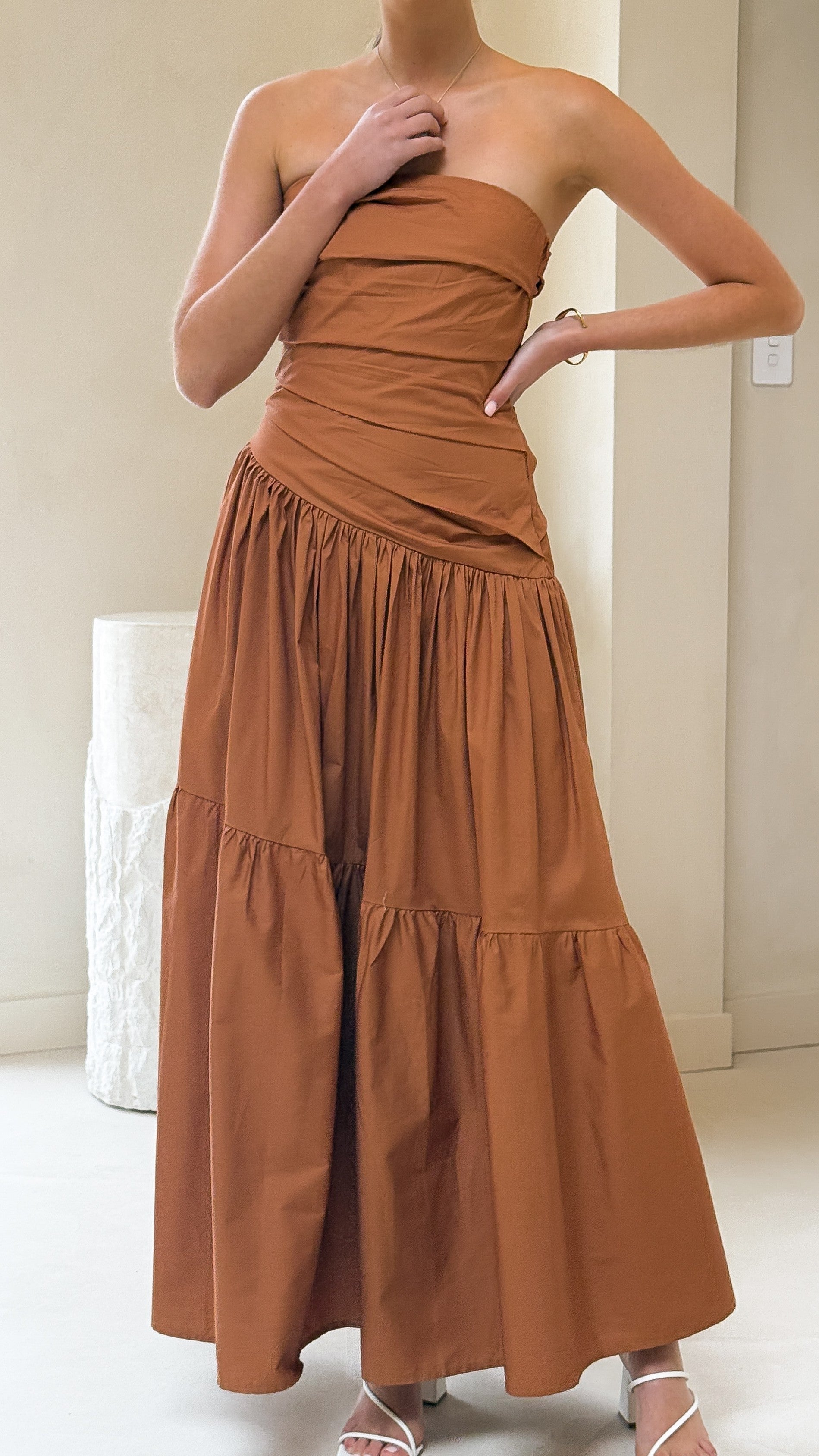 Lola Maxi Dress - Chocolate