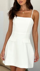 Eloise Mini Dress - White