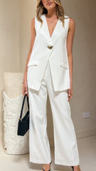 Alina Vest - White