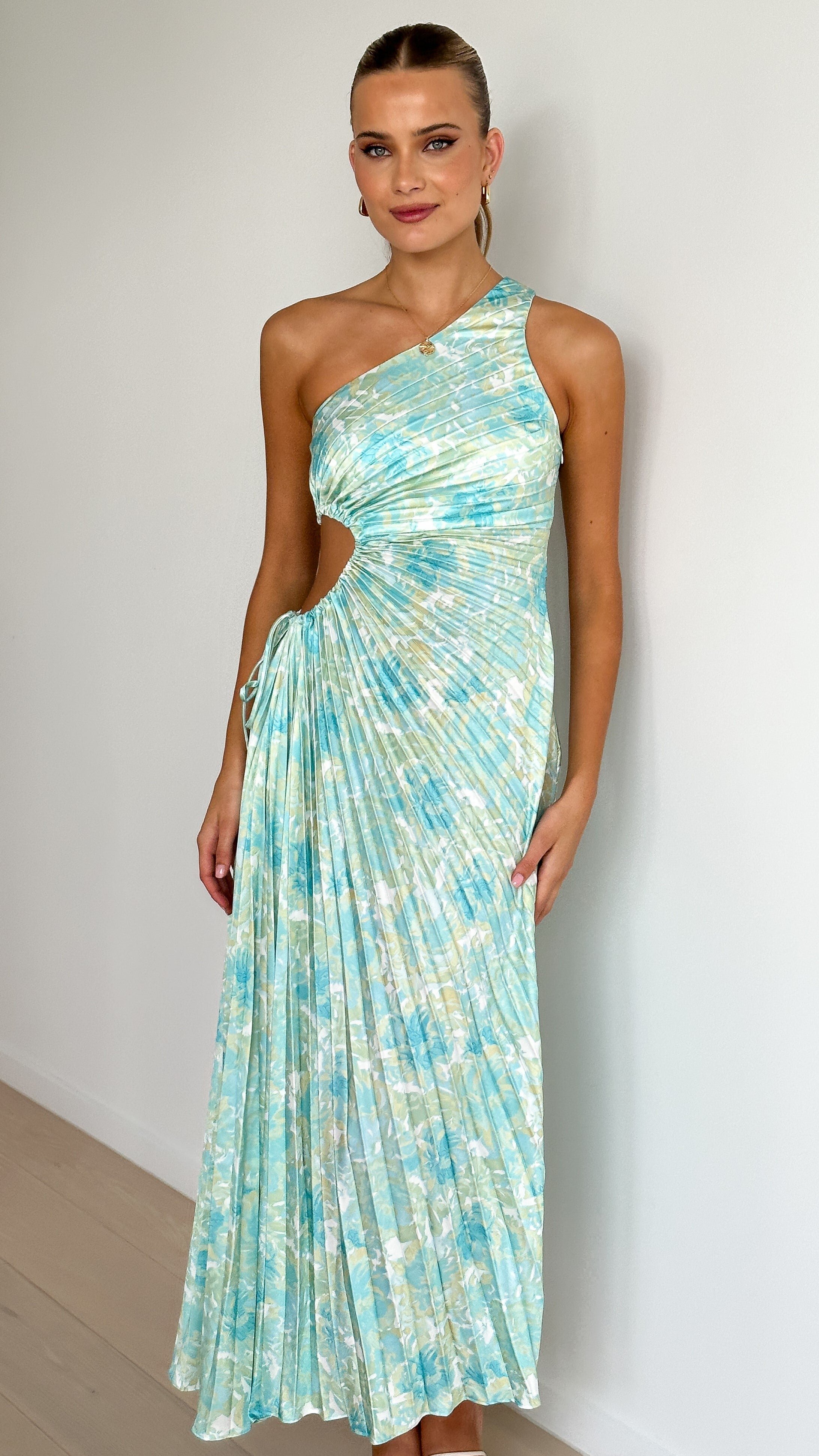 Laken Maxi Dress - Green Floral