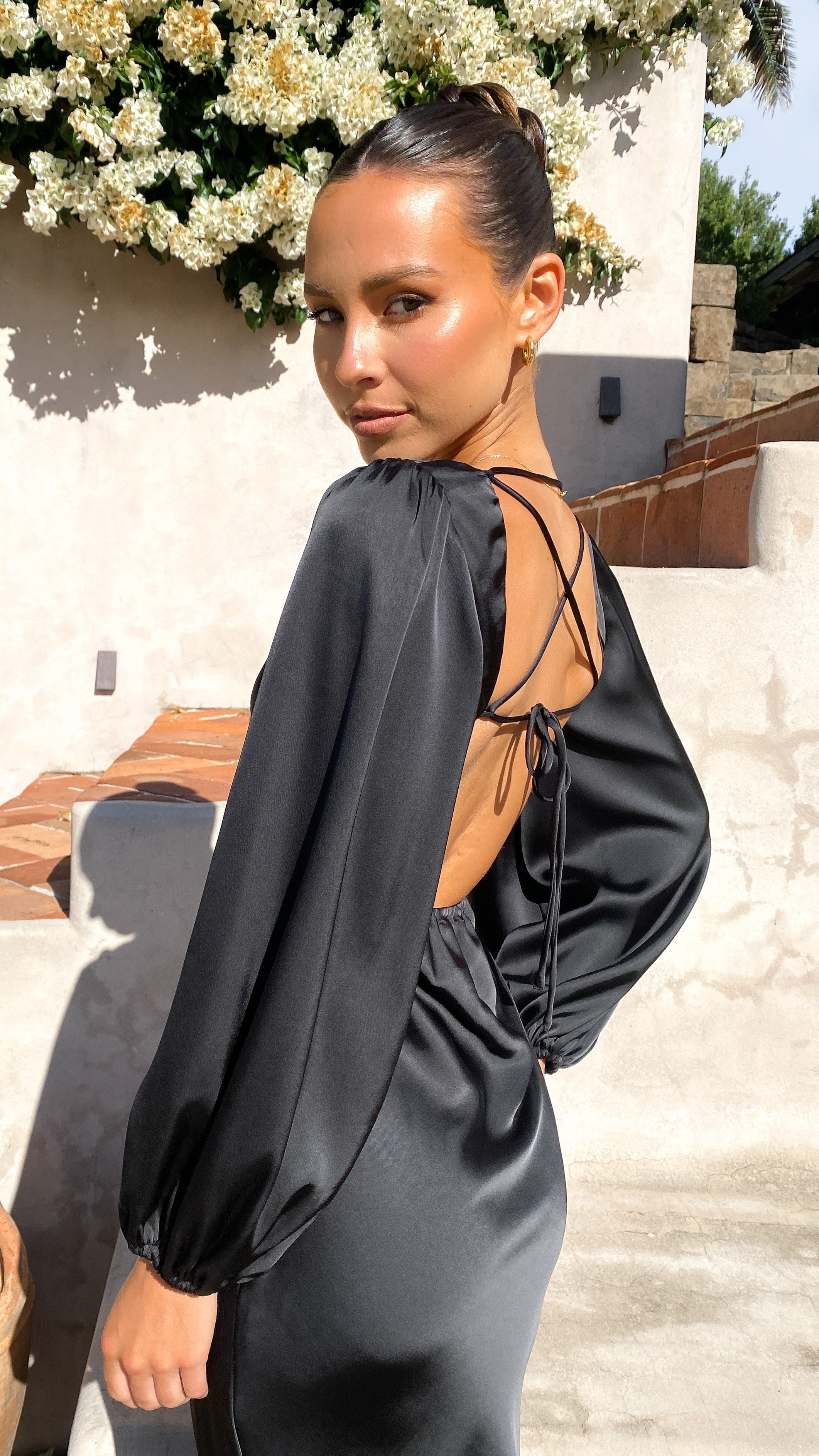 Cleo Midi Dress - Black