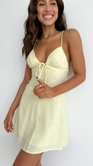 Coco Mini Dress - Yellow
