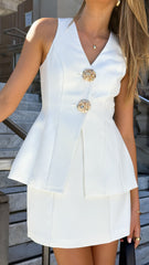 Alexa Vest - White