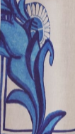 Lucia Long Sleeve Maxi Dress - Sapphire Print