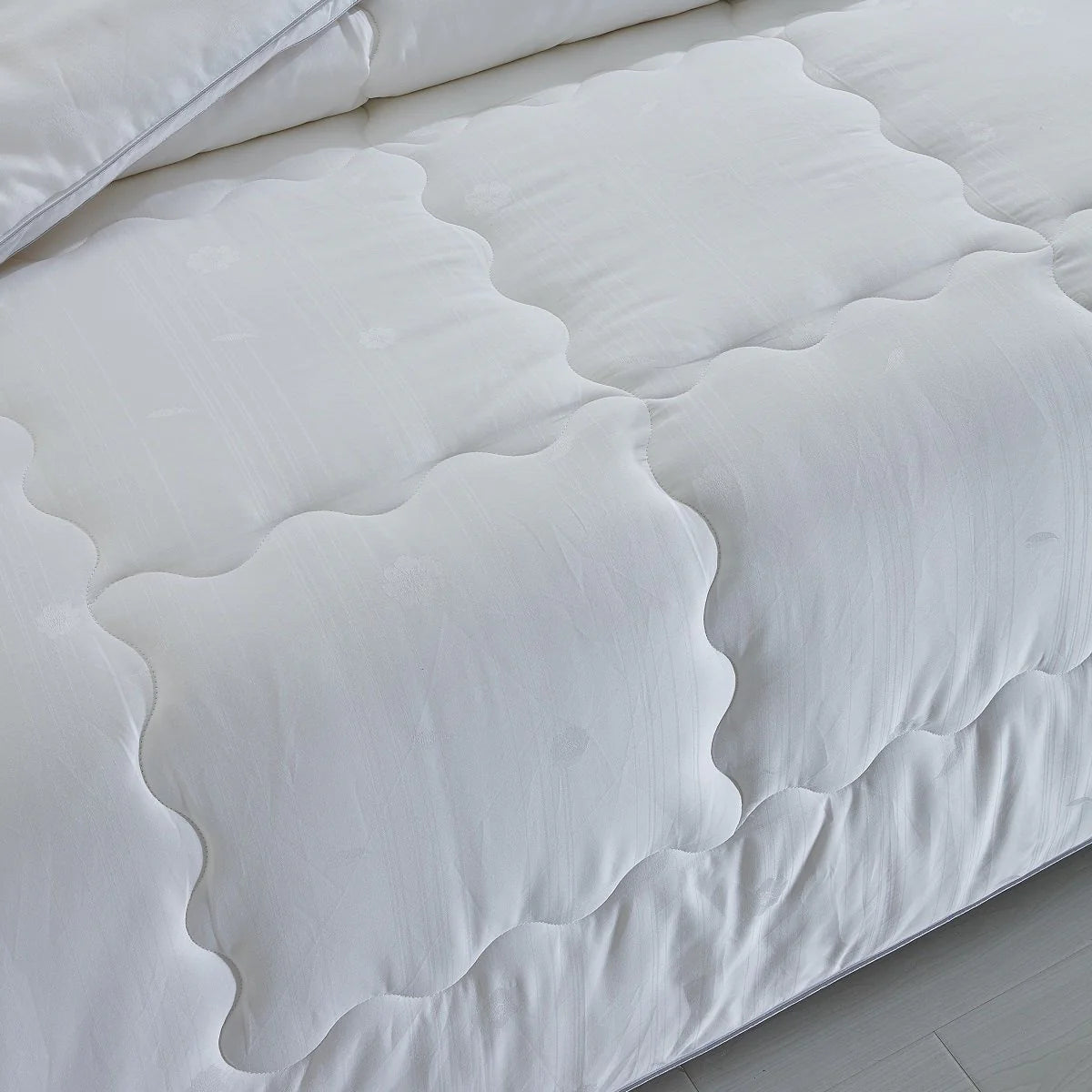 Solid White Soybean Fiber Winter Duvet Insert