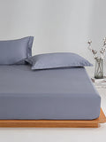 Jazz Blue Premium Cotton Fitted Sheet