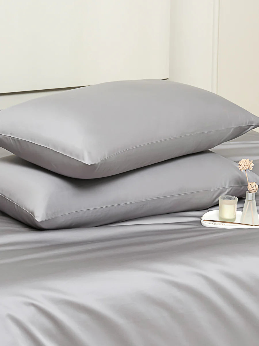 Rio Gray Premium Cotton Duvet Cover Set
