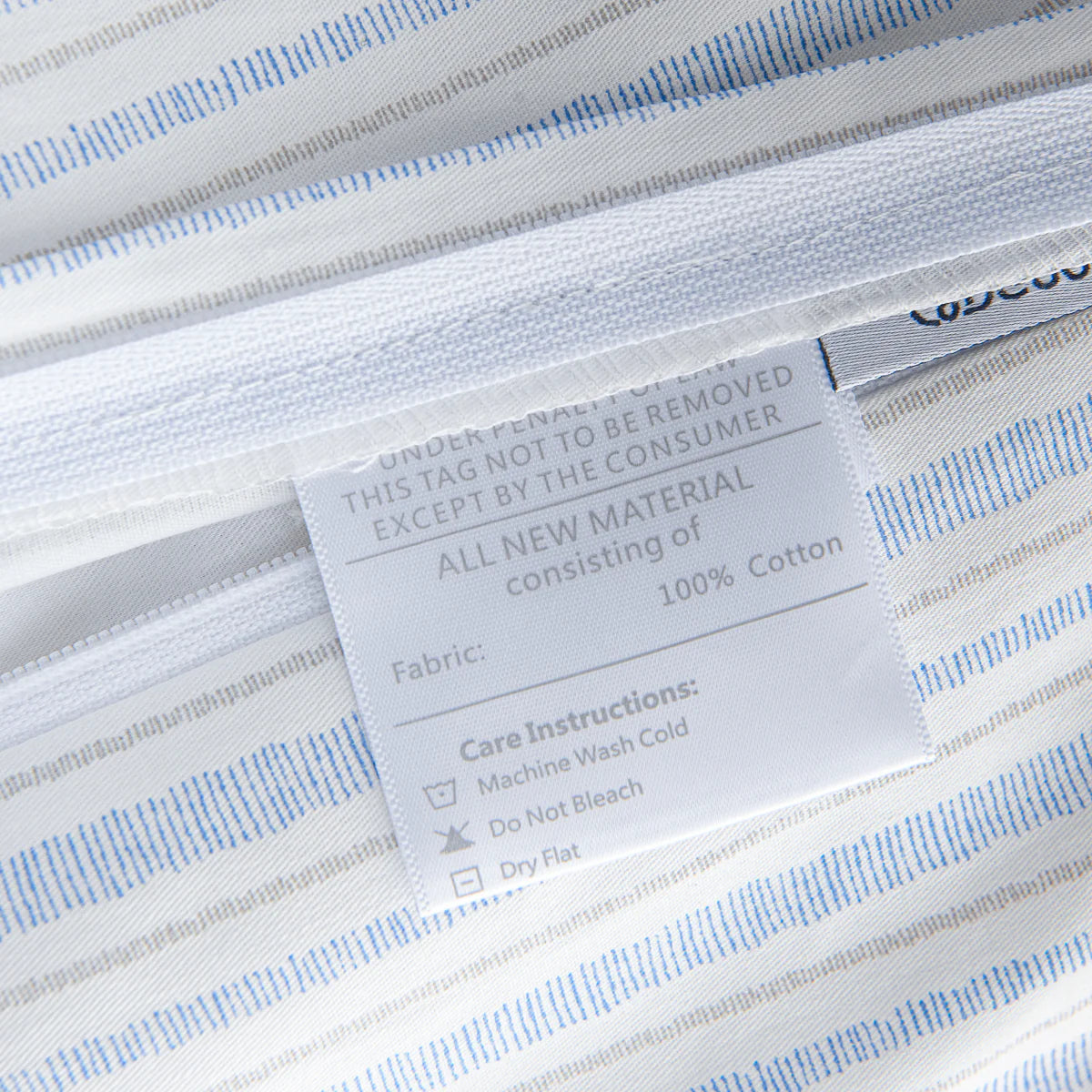 Borgan Cotton Fitted Sheet Duvet Cover Set