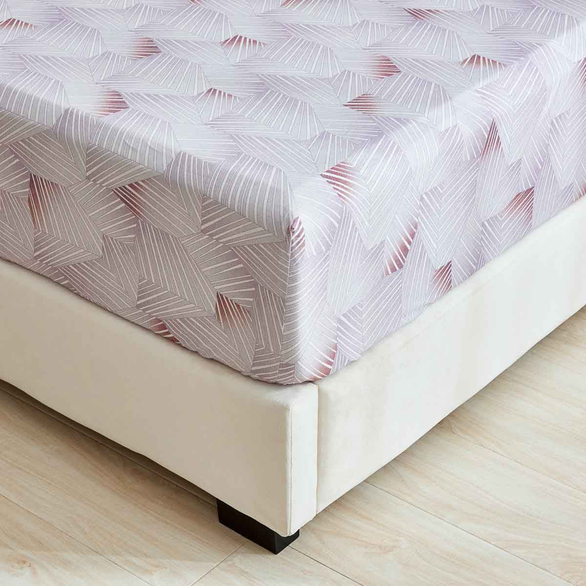 Earth Tan Premium Cotton Fitted Sheet