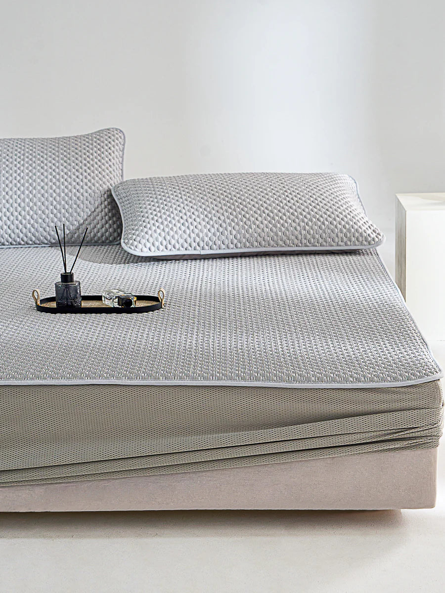 Cooling Mattress Topper Pillow Sham Set
