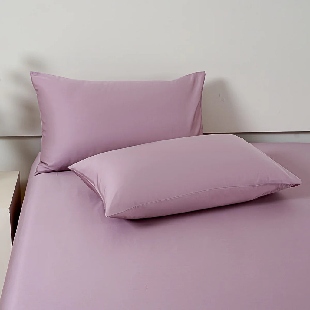 Pearlish Purple Premium Cotton Standard Pillow Sham x2p