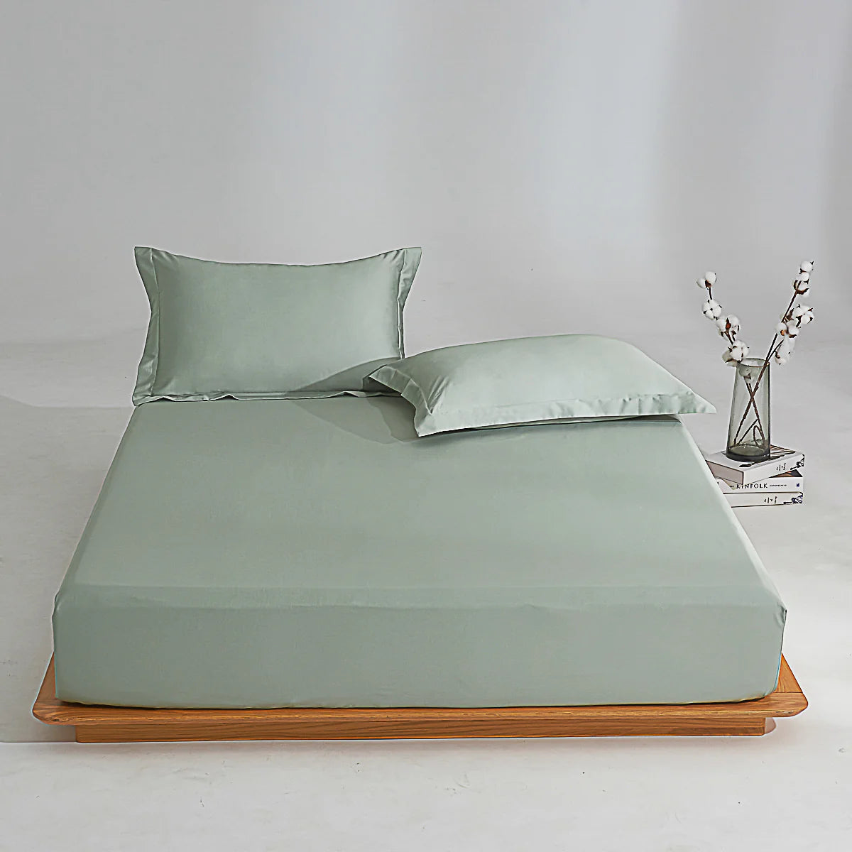 Sunny Green Premium Cotton Fitted Sheet