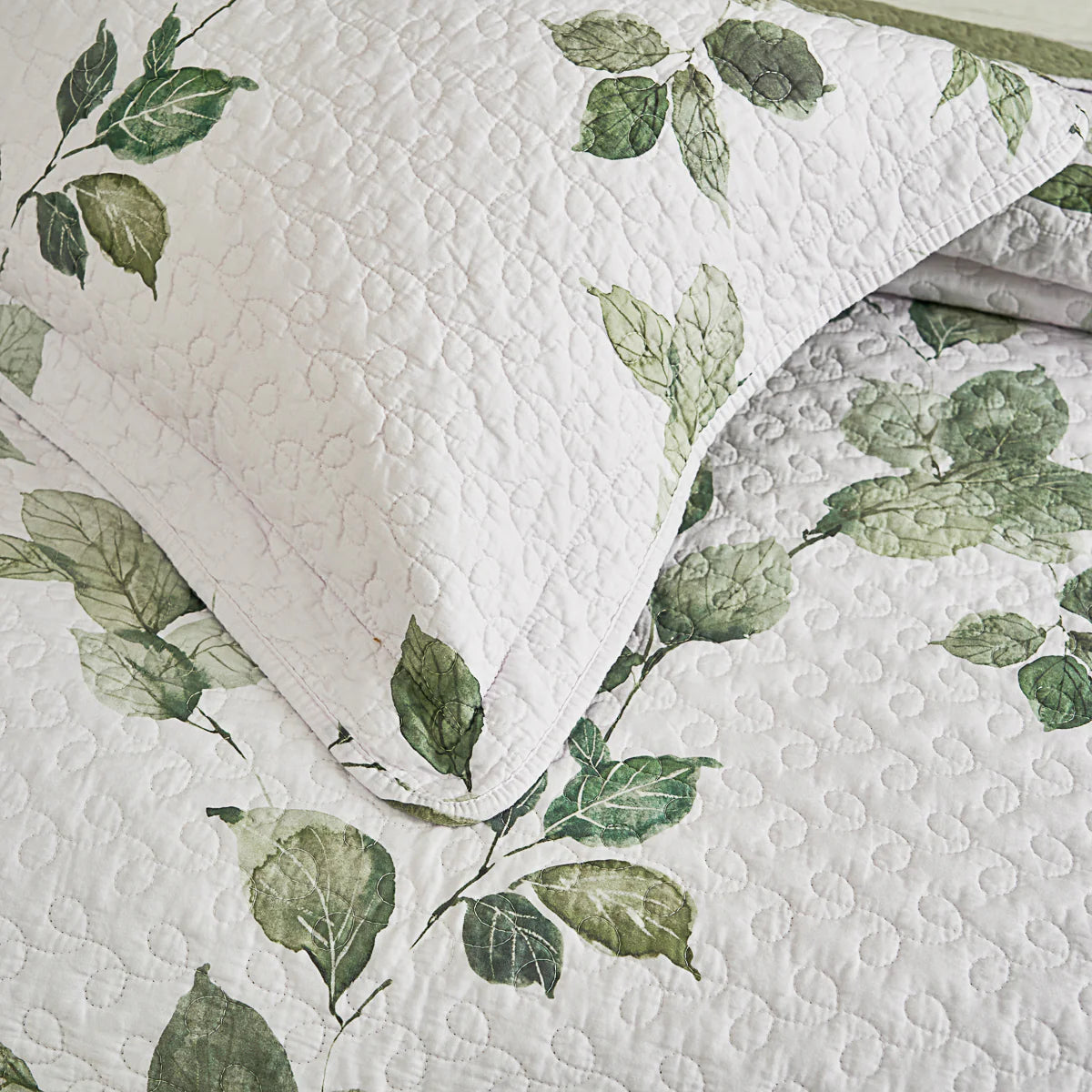 Kaman Floral Cotton Quilt Set