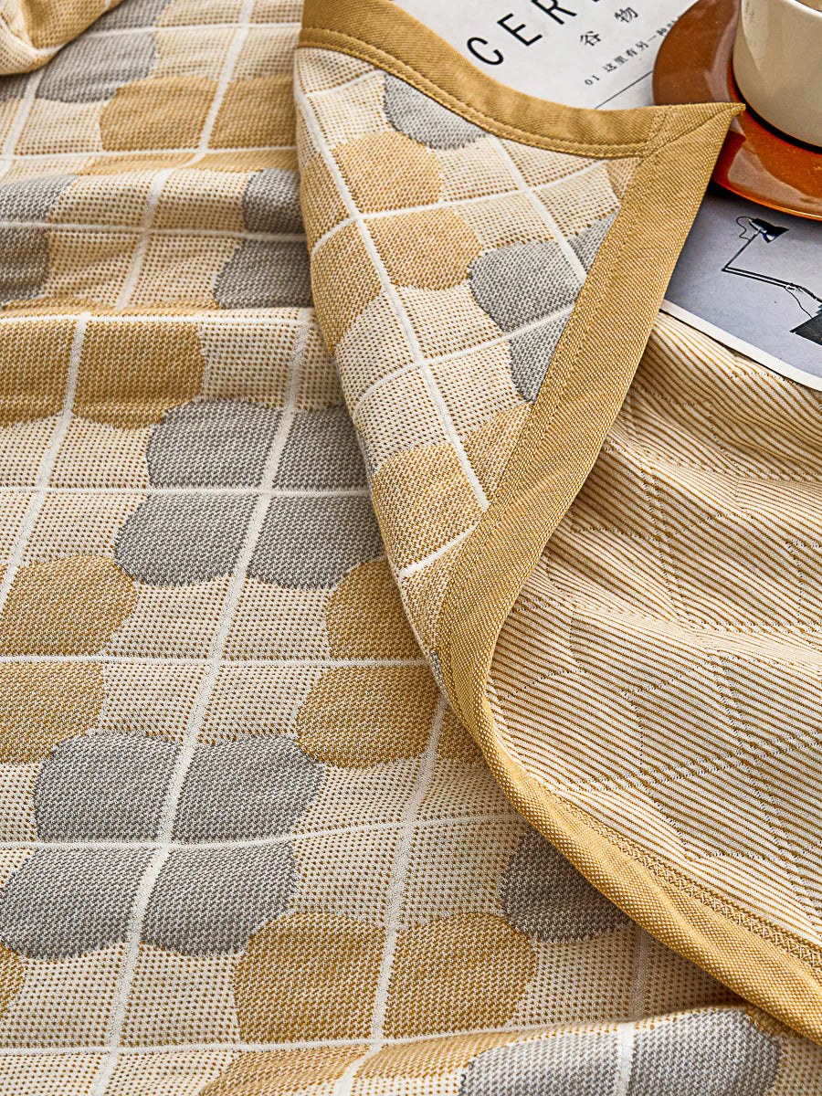 Asher Cotton Knitted Summer Blanket