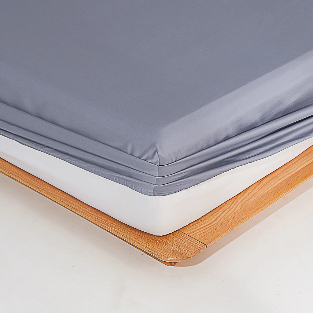 Jazz Blue Premium Cotton Fitted Sheet
