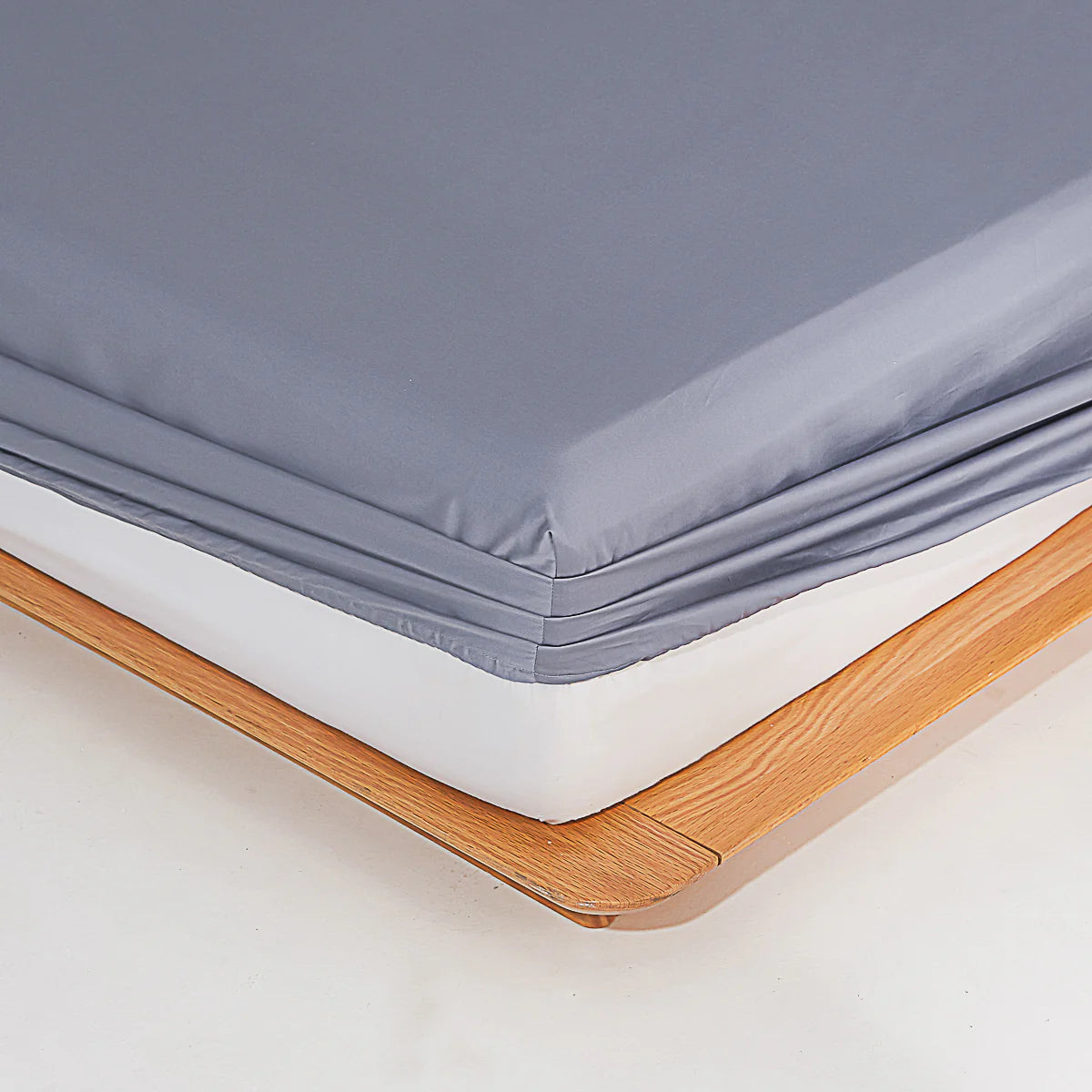 Jazz Blue Premium Cotton Fitted Sheet