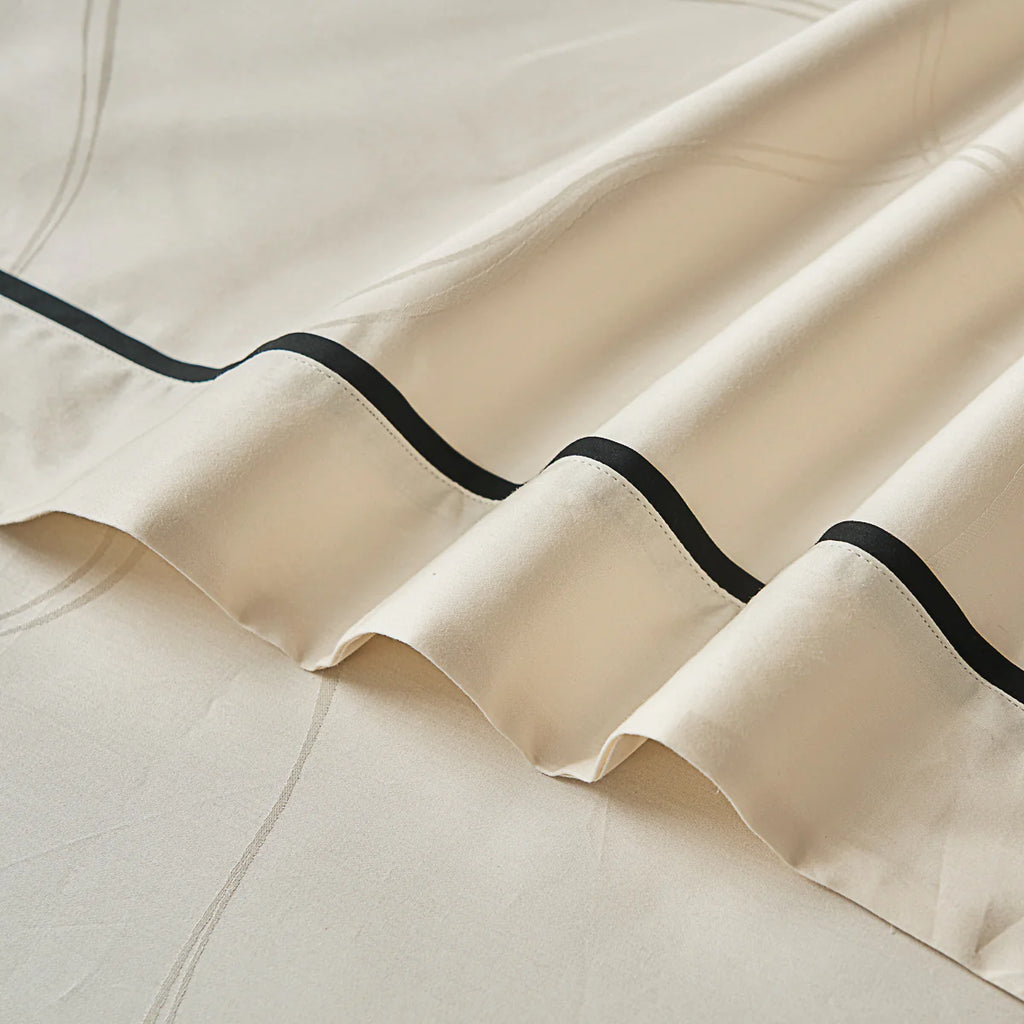 Memos Jacquard Premium Cotton Fitted Sheet Set