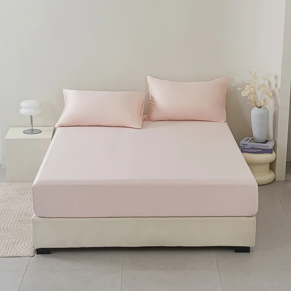 Dreamy Pink Tencel™ Fitted Sheet