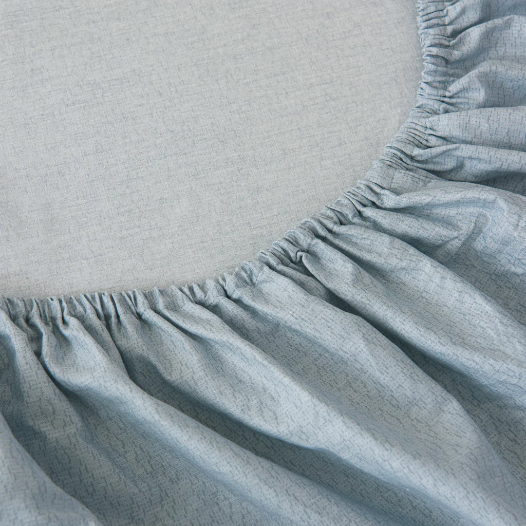 Twilight Cotton Fitted Sheet Duvet Cover Set