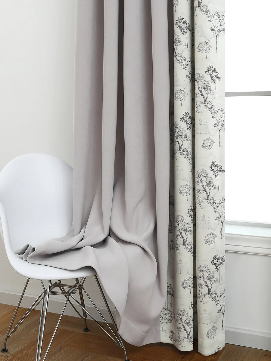 Aura French Country Floral Curtain