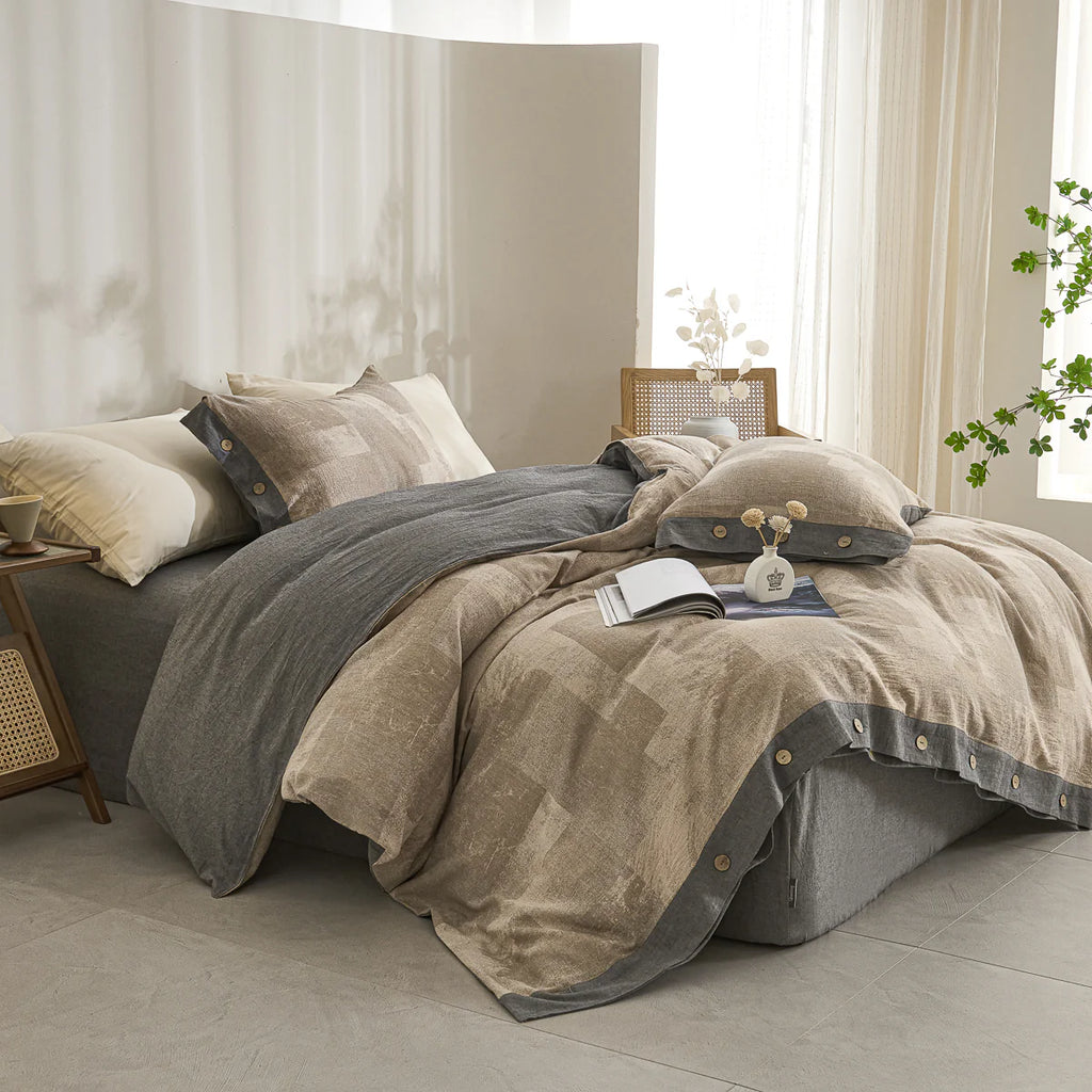 Glance‌ Classic Cotton Weave Fitted Sheet Set