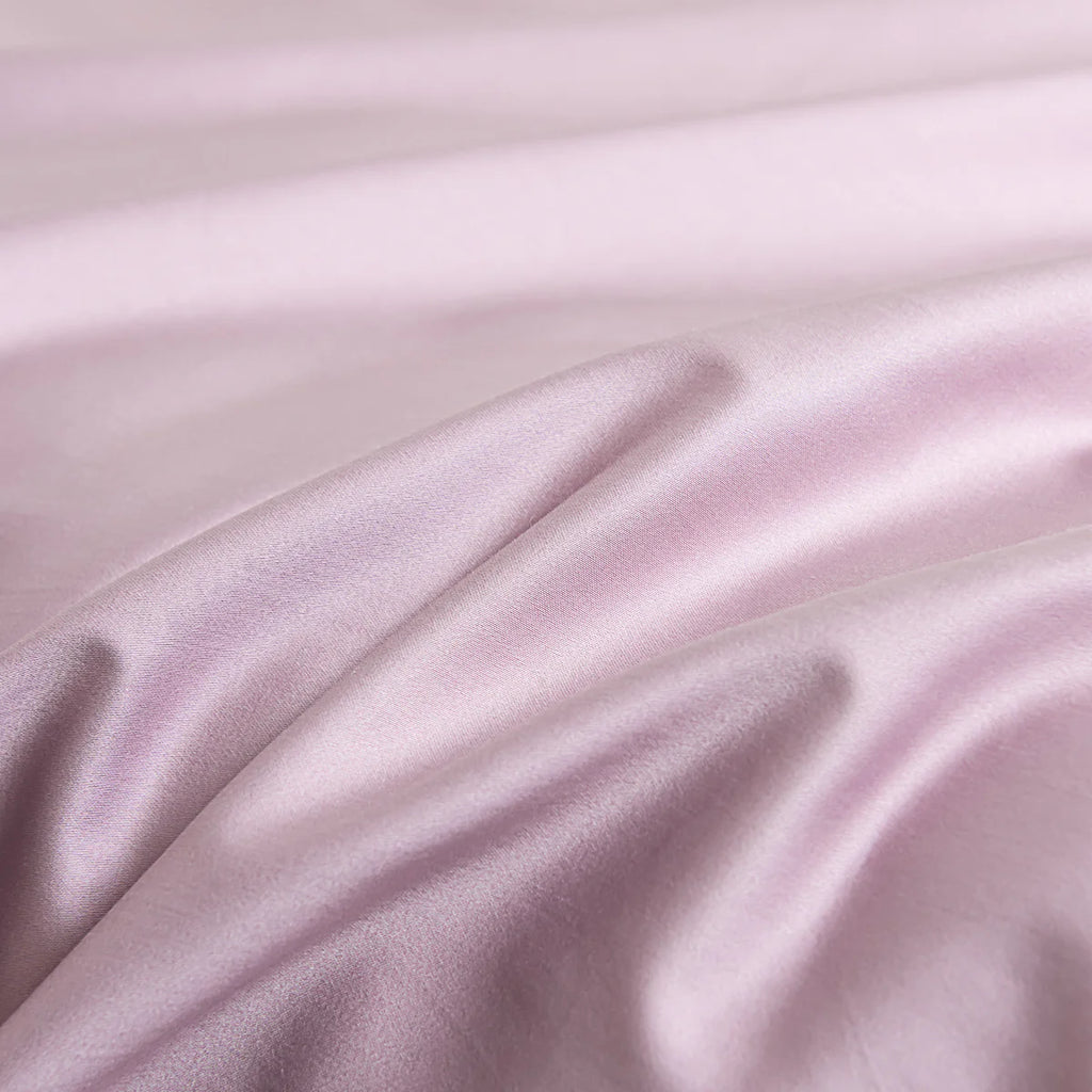 Pearlish Purple Premium Cotton Duvet Cover Set