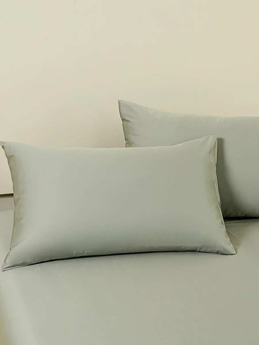 Sunny Green Premium Cotton Standard Pillow Sham x2p