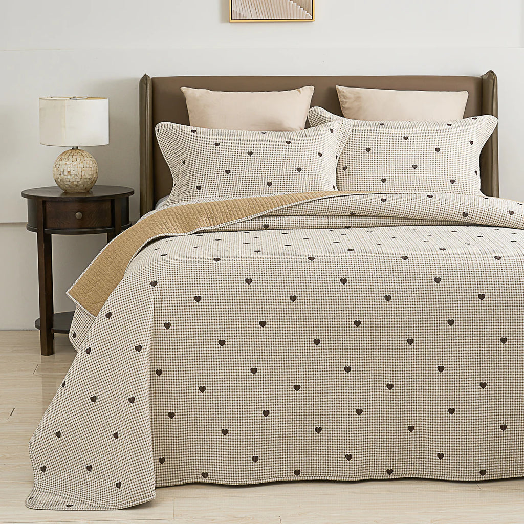 Cavani Pattern Cotton Quilt Set