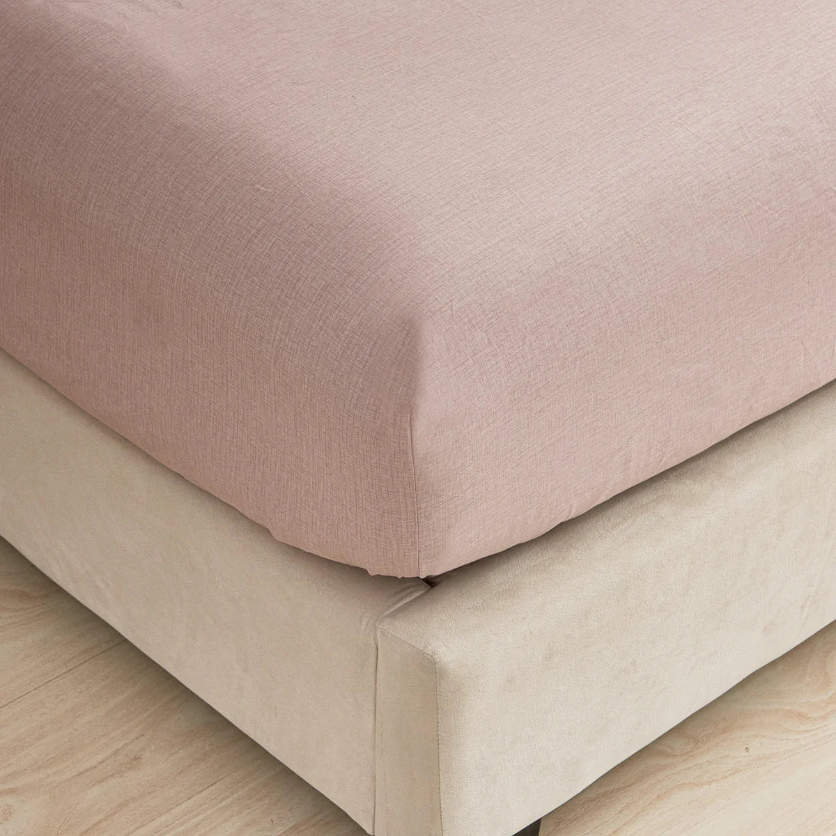 Memory Cotton Fitted Sheet Duvet Cover Set