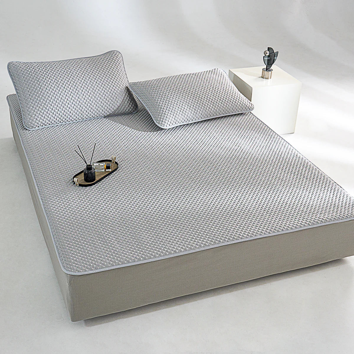 Cooling Mattress Topper Pillow Sham Set