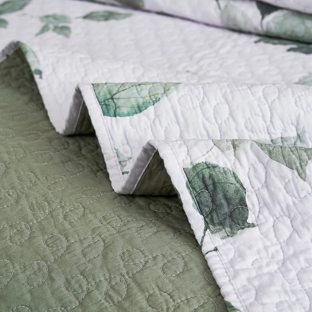Kaman Floral Cotton Quilt Set