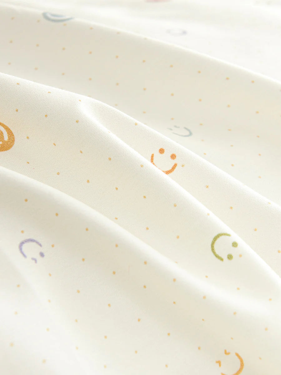 Smizen Cotton Fitted Sheet Duvet Cover Set