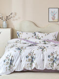 Pura Cotton Bedskirt Duvet Cover Set