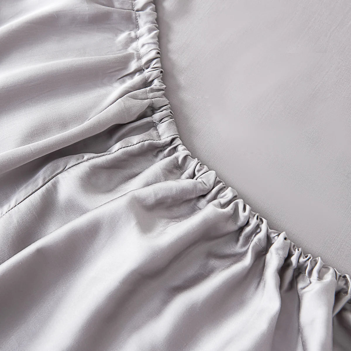Cloudy Gray Tencel™ Fitted Sheet Set