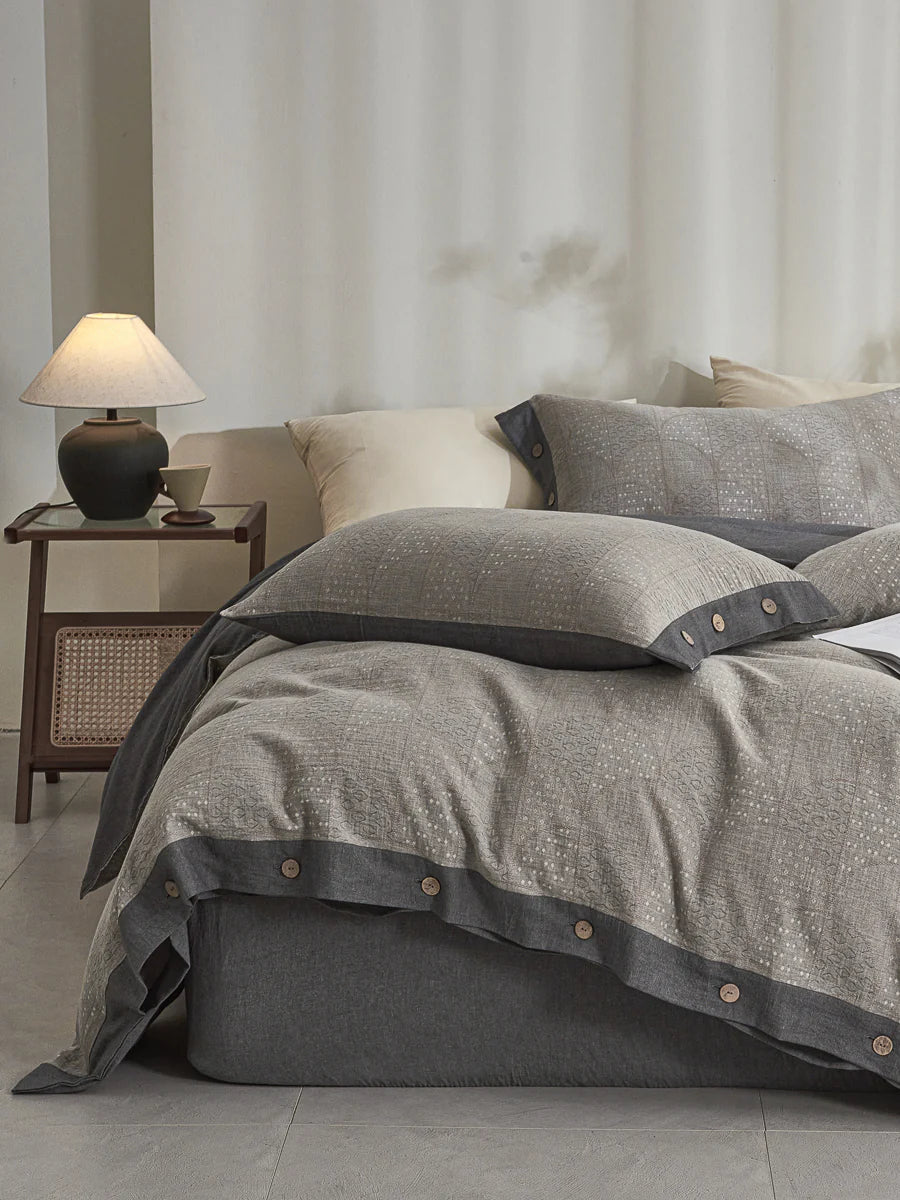 Yanis Classic Cotton Weave Fitted Sheet Set