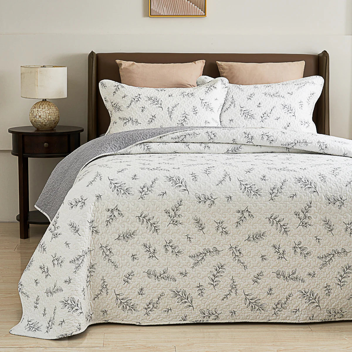Joanny Floral Cotton Quilt Set