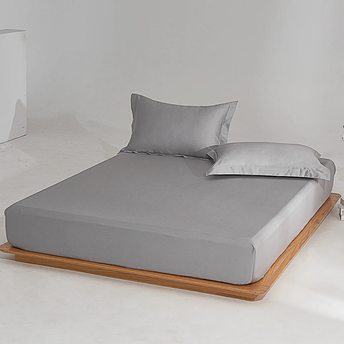 Rio Gray Premium Cotton Fitted Sheet