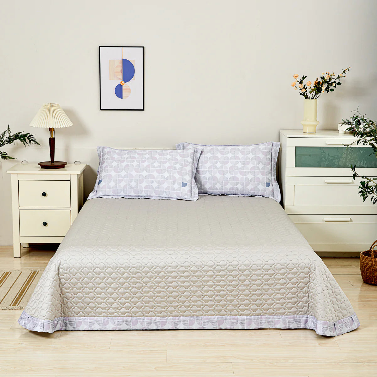 Enzo Pattern TENCEL™ Lyocell Pillow Sham Set