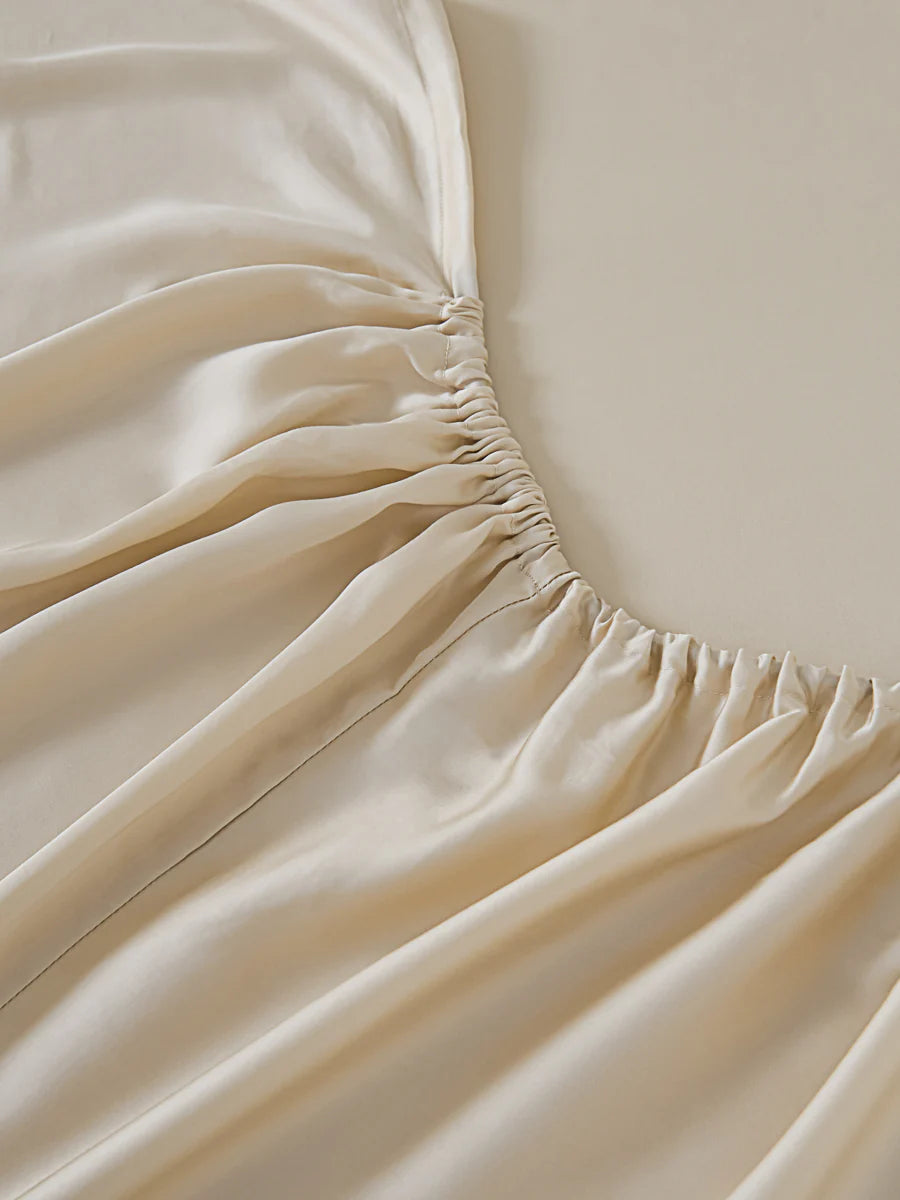 Phantom Gold Tencel™ Fitted Sheet