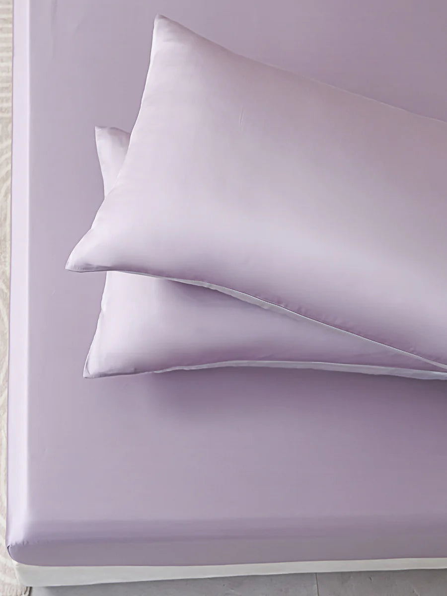 Starry Purple Tencel™ Fitted Sheet Set