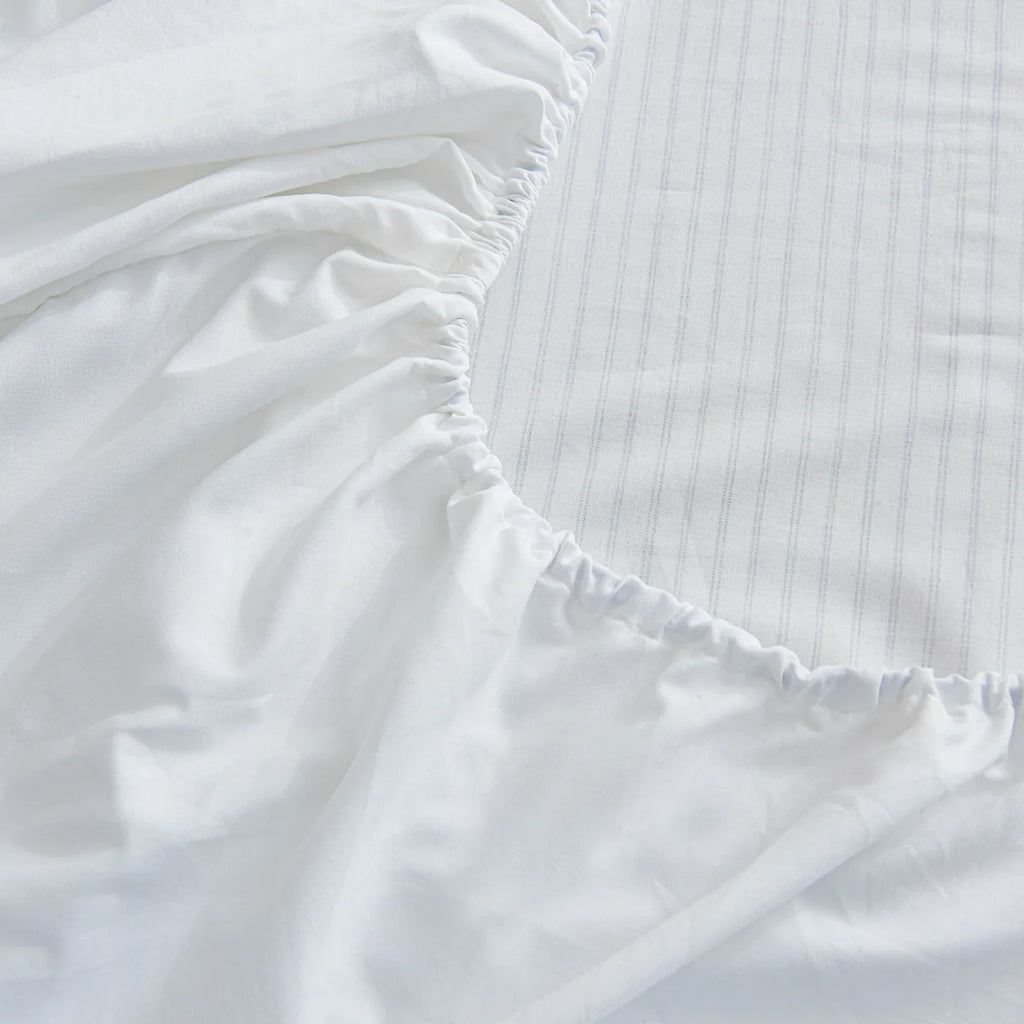 Aria Cotton Bedskirt Duvet Cover Set