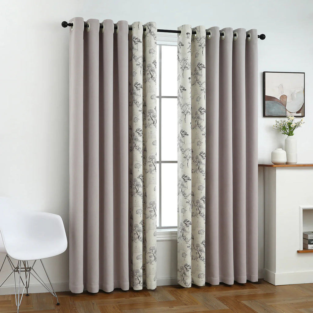 Aura French Country Floral Curtain